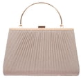 thumbnail image 1 of Miangastore Evening Bag Pu Square Wrinkled 1Piece 10.2X9.9In, 1 of 8