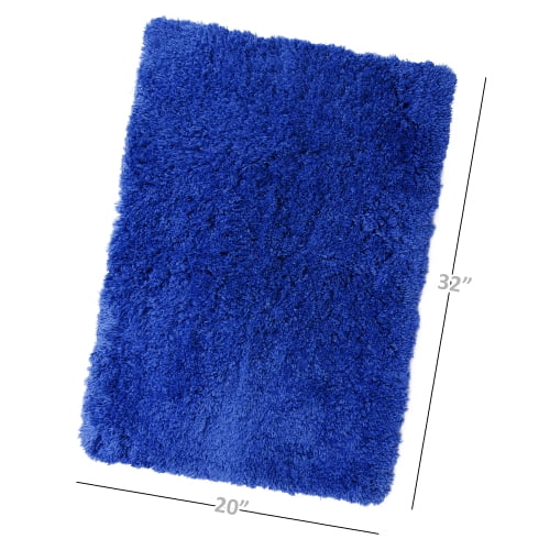 Nestl Super Soft Shaggy Bath Rug Non Slip and Absorbent Bathroom Rug