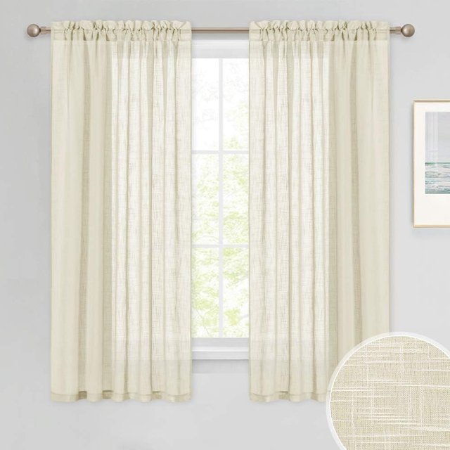 Cortinas para habitación infantil, cortinas con aspecto de niño, cortinas de baldosas translúcidas