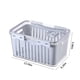 thumbnail image 3 of Contenedores para refrigerador con tapa | Juego de 3 piezas para frutas y verduras | Cesta de drenaje y rastreador de frescura | Contenedores organizadores apilables para refrigerador, 3 of 6