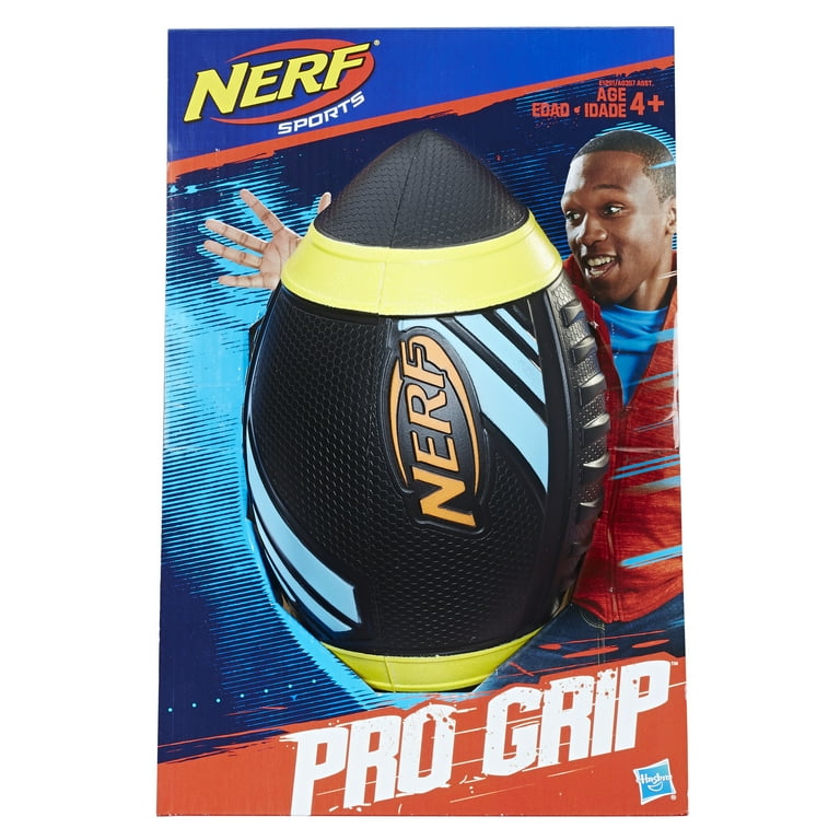 Nerf Sports Pro Grip Football black football for Kids Ages 4 and Up