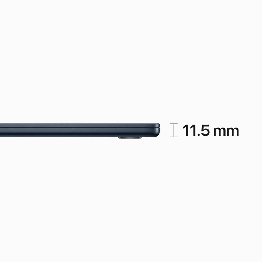 Apple MacBook Air (15-inch) - Apple M2 Chip with 8-core CPU and 10-core GPU, 256GB - Midnight (2023) MQKW3LL/A -