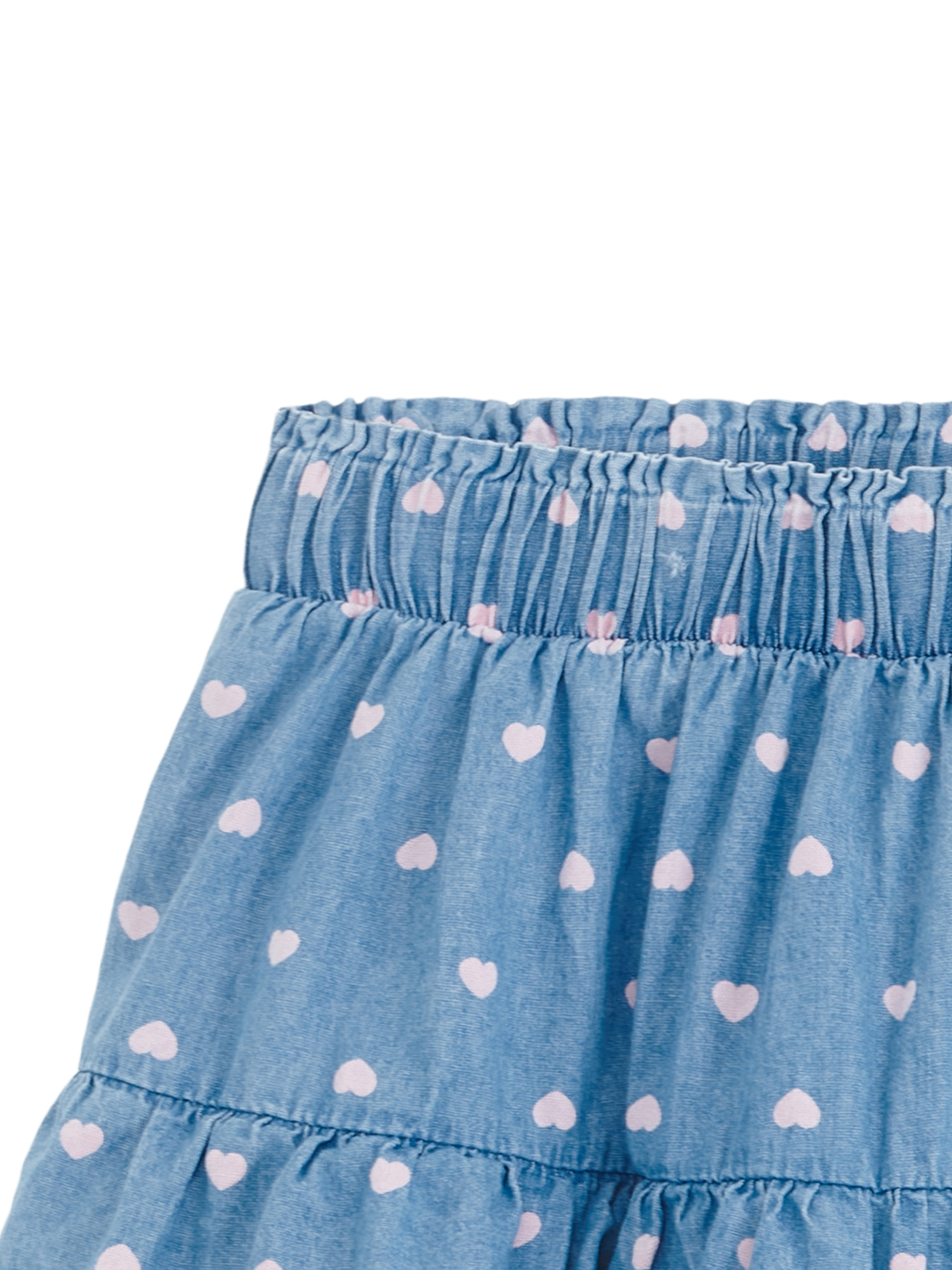 Way to Celebrate Girls' Valentine's Day Tiered Skirt, Sizes 4-18 & Plus