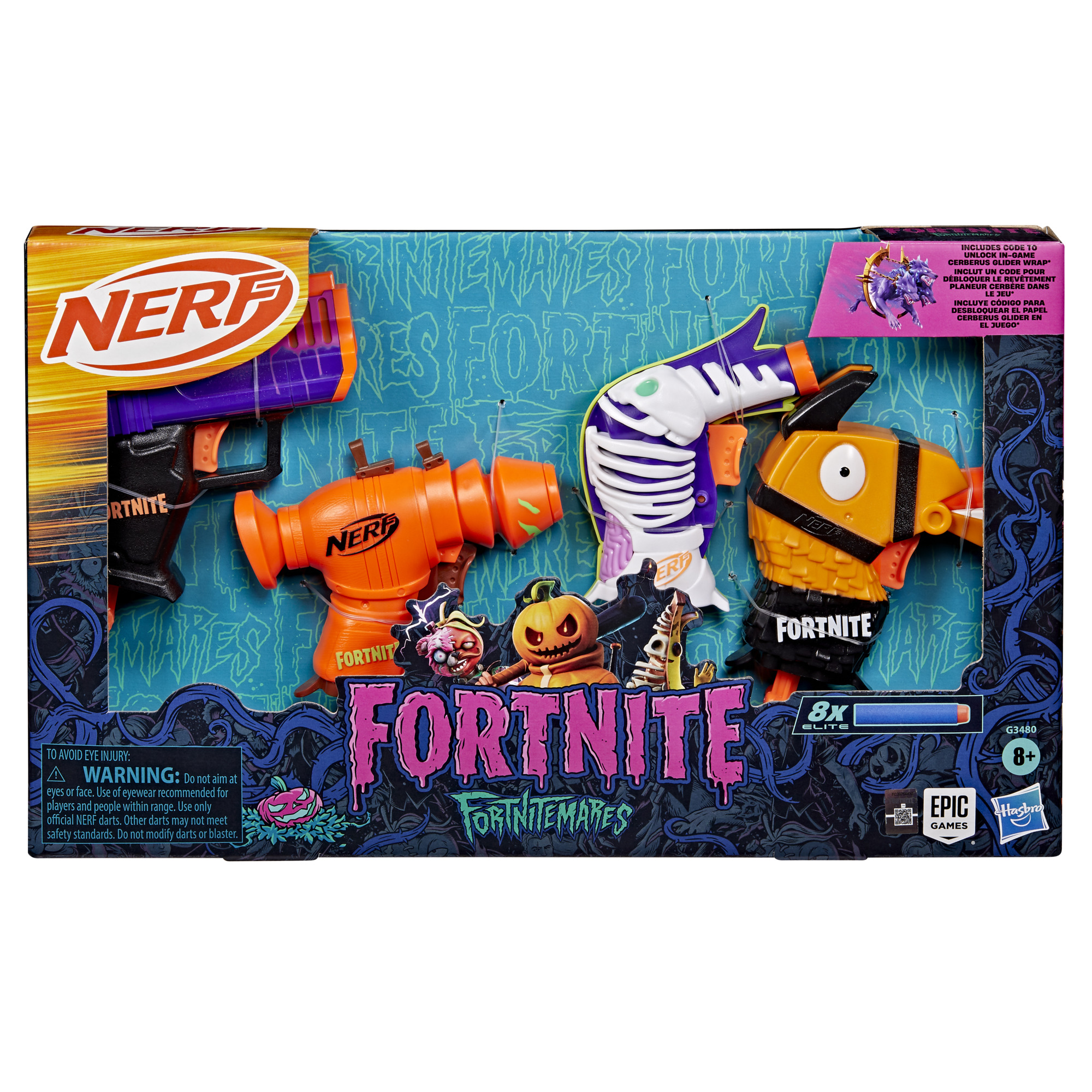 Nerf Fortnitemares 4-Blaster Pack photo 2
