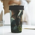 thumbnail image 6 of Logiee Forest Stone-Colored Dragon Print Stainless Steel Coffee Tumbler, Travel Coffee Mug, Insulated Coffee Mug with Lid, Spill Proof Coffee Cup, Portable Thermal Mug, 6 of 8