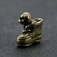 thumbnail image 5 of Brass Dog Pendant Cute Shoe Dog Pendant Piece Antique Keychain Accessory 1pc, 5 of 13