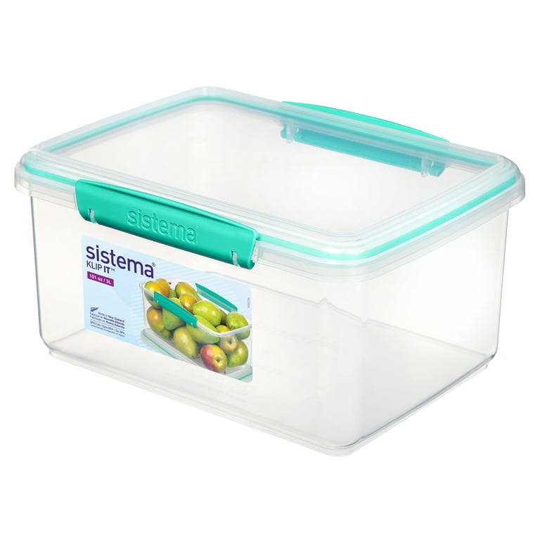 Sistema KLIP IT 4.1 Cup Plastic Food Storage Containers, Set of 3 
