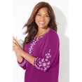 thumbnail image 3 of Catherines Women's Plus Size Anywear Kurta Top, 3 of 5