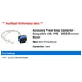 thumbnail image 2 of Accessory Power Relay Connector - Compatible with 1995 - 2002 Chevy Blazer 1996 1997 1998 1999 2000 2001, 2 of 2