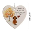 thumbnail image 3 of Beforeyayn Heart Shaped Sea Glass Ornament, Friendship Keepsake Decor for Hanging Display, Handcrafted Glass Heart for Tree or Window, Decorative Accent Piece for Gift Giving, 3 of 9