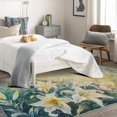 thumbnail image 4 of Lily Rugs for Living Room Bedroom - Flower Rug 3x5 - Floral Carpet for Home Decor - Washable Non Slip Patterned Indoor Small Area Rug - Soft & Low Pile (ZN&226), 4 of 7