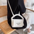 thumbnail image 4 of Sywqhk Hitting Color Portable Shoulder Tote Bag Mini Pu Bolso De Cuero (Blanco) Sywqhk Para estrenar, 4 of 9