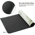 thumbnail image 4 of Green Abstract Plants Mouse Pad 35.4 X 15.7 Inch XXL Boho Design Print Full Desktop Mousepad Extended Large Non-Slip Rubber Base Keyboard Mat with Stitched Edges for Gaming Office Desk Accessories, 4 of 6