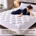 thumbnail image 3 of INGALIK Ultra Comfort Mattress Pad, Queen - Breathable Cooling Topper, 8-21" Deep Pocket Mattress Cover, Noiseless Hypoallergenic, 3 of 13