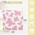thumbnail image 3 of GZHJMY Baby Gauze Towels for Kids Soft Handkerchief Newborn 100% Cotton Pink Cow Print Camoflage Absorbent 12x12 Inch 3 Pack, 3 of 7