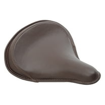 Drag Specialties Large Spring Solo Brown Leather Motorcycle Seat (0806-0049)