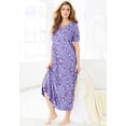 thumbnail image 5 of Dreams & Co. Plus Size Long Henley Sleepshirt, 5 of 6