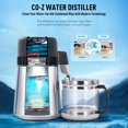 thumbnail image 2 of CO-Z Water Distiller, Water Purifier for Home, 4L Stainless Steel Distilled Water Machine with Glass Container, Water Distillation Kit for Sterile Water, Still Distiller for Drinking CPAP Machine, 2 of 8