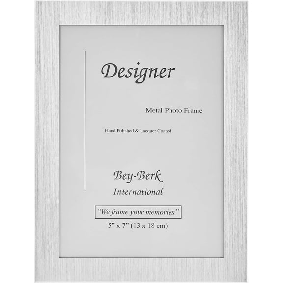 Fashion Silver-Tone Metal 5X7 Photo Frame Made In China gl3515