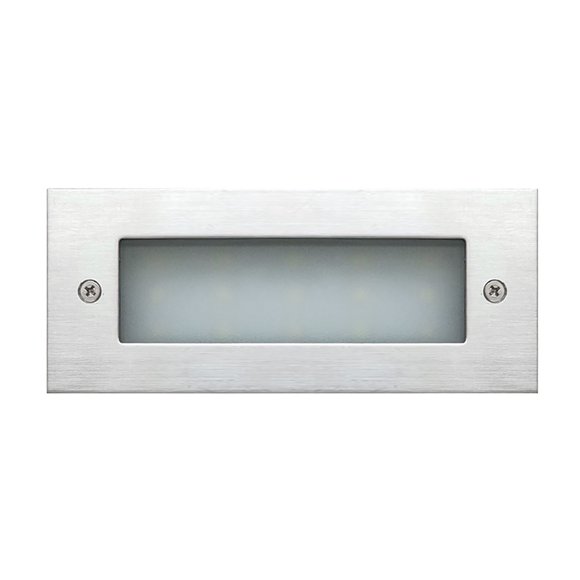 Advancent Luz de pared para exteriores, puerta, lámpara empotrada Rectangular montada en la pared, jardín, patio, paso, patio trasero, pasillo, esquina, Iluminación y accesorios Luz calida Advancent HA066202-02