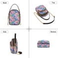 thumbnail image 3 of FORMRS Crossbody Bag for Women Quilted Travel Shoulder Cell Phone Purse with Chain Strap Handbag, Gradient Starfish Pattern, 3 of 7