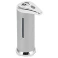 thumbnail image 1 of Dispensador de jabón automático de 250 ml con sensor infrarrojo sin contacto para baño y hogar, color plateado, 1 of 14
