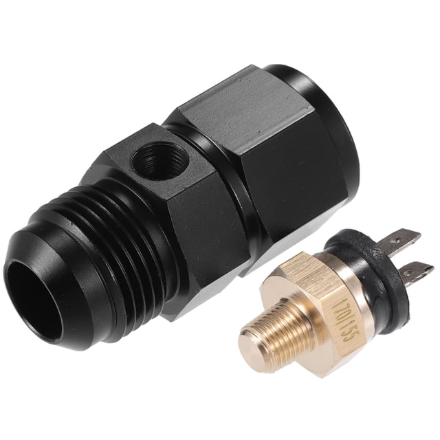 1 Juego de adaptador de ajuste del interruptor del ventilador de refrigeración de temperatura del motor automático 12AN 170'F On-155'F Off