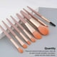 thumbnail image 4 of Paquete de 8 pinceles de maquillaje con mango de plástico Polvo impermeable Fundación Maquillaje Ojo Sombra Set Soft Cepillo Profesional Herramientas Ligero Azul Tipo 2 Inevent CE001702-02, 4 of 7