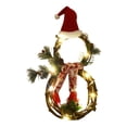 thumbnail image 1 of Garland Door window and wall Hanging Ornament Decoration Rattan with Lights - Red scarf, 1 of 6
