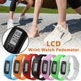 thumbnail image 6 of Pedometer Watch with LCD Display Simple Operation Walking Fitness Tracker Wrist Band Digital Step Counte, 6 of 9