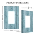 thumbnail image 3 of Balery Turquoise Wooden1 for Duplex Wall Plates Kit, Electrical Outlet Covers, Standard Size 1-Gang 5.0" x3.0", Electric Receptacle Plug Covers-Style U, 3 of 6