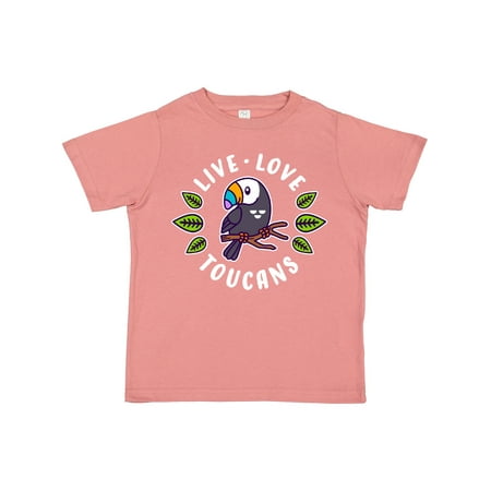 

Inktastic Live Love Toucans Gift Toddler Boy or Toddler Girl T-Shirt