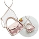 thumbnail image 4 of Bolso de hombro para mujer, gran capacidad, patrón a cuadros, impermeable, PU, elegante correa ajustable, bolso de mano pequeña para mujer para primavera, 4 of 8
