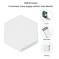 thumbnail image 3 of Luz De Pared Hexagonal LED, Panel De Control Táctil, Fuente De Alimentación USB, Decoración De Fondo De Sala De Juegos Para Dormitorio, 3 of 7