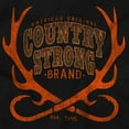 thumbnail image 2 of Country Strong Brand Deer Antlers Unisex Plus Fleece Graphic Hoodie Brisco Brands 4X, 2 of 6
