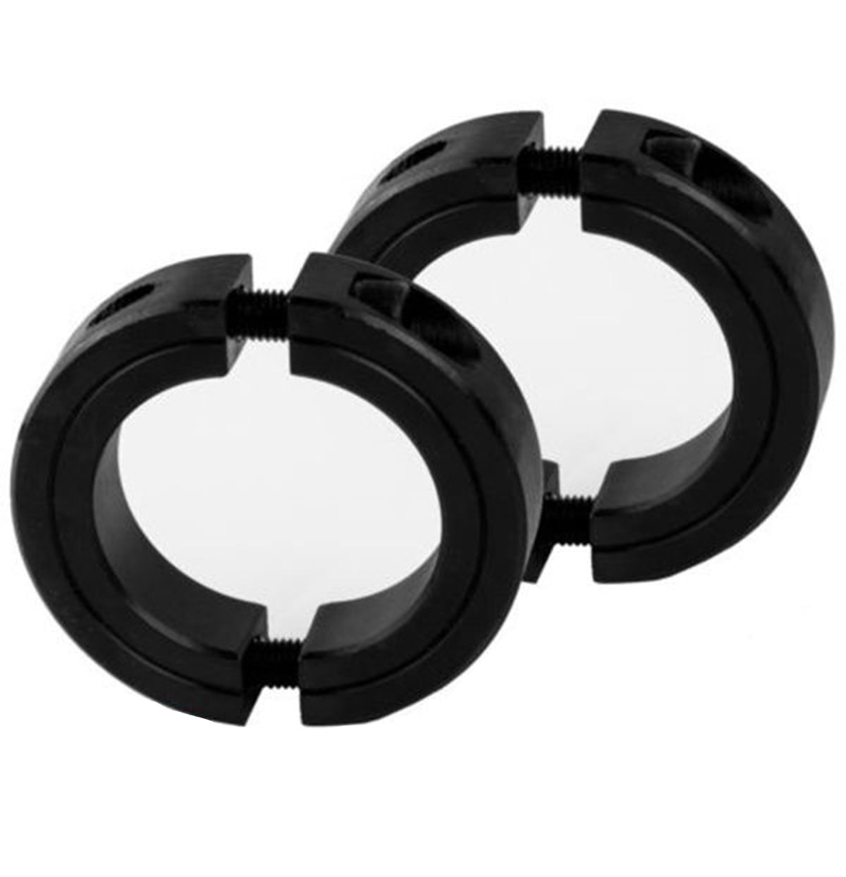 2" ID 2 PCS Black Oxide Finish Single Split Shaft Collar 