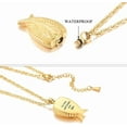 thumbnail image 3 of XIUDA Urn Necklace for Ashes, Wings Stainless Steel Cremation Jewelry Memorial Pendant Keepsake for Men -Gold, 3 of 6