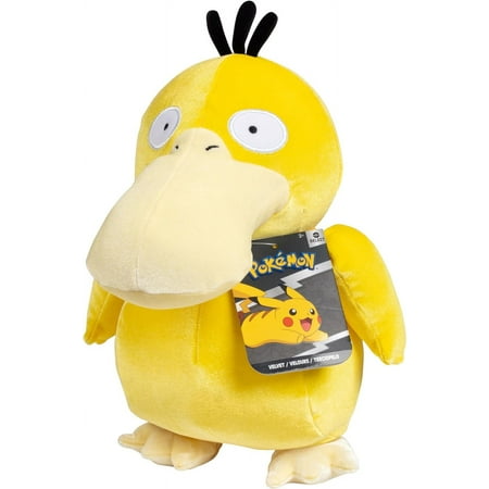 Pokemon 8" Psyduck Velvet Plush - Officially Licensed - Quality & Soft Stuffed Animal Toy - Scarlet & Violet - Add to Your Collection! - Great Gift for Kids, Boys, Girls & Fans of Pokemon! - 8 Inches