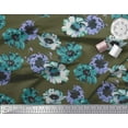 thumbnail image 3 of Soimoi Cotton Duck Fabric Flower Artistic Printed Craft Fabric by The Yard 56 Inch Wide, 3 of 3