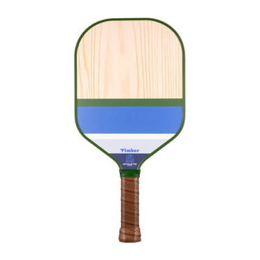 Athletic Works Timber Wooden Pickleball Paddle, Blue/Green