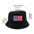 thumbnail image 2 of Seductiva Clothing Bucket Hats for Men Women Mens and Womens Summer Fashion Casual Sun Protection Shade American Flag Stars and Stripes Fisherman Hat Basin Hat Women Sun Hat for Outdoor 1PC, 2 of 2