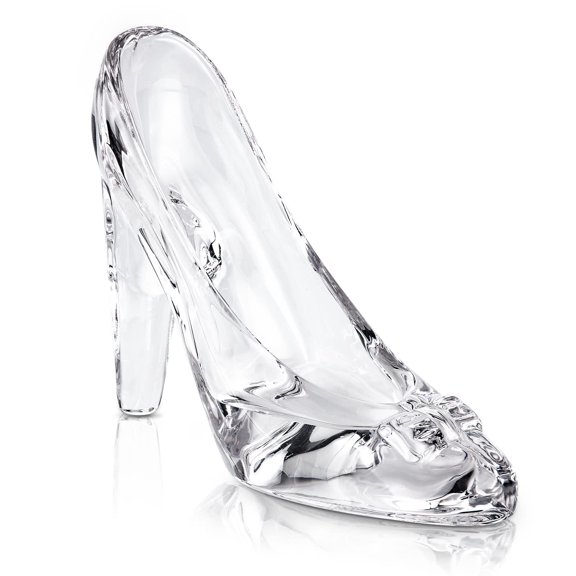 Zapatilla de cristal SHOWLOUE para decoración de zapatos de Cenicienta