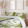 thumbnail image 6 of Ambesonne Music Duvet Cover Sets, Electric Bass Guitar, 2-King, Olive Green White Black, 6 of 7