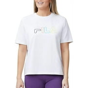 Fila Womens Short Sleeve Crew Neck Jersey Tee (White, XL)