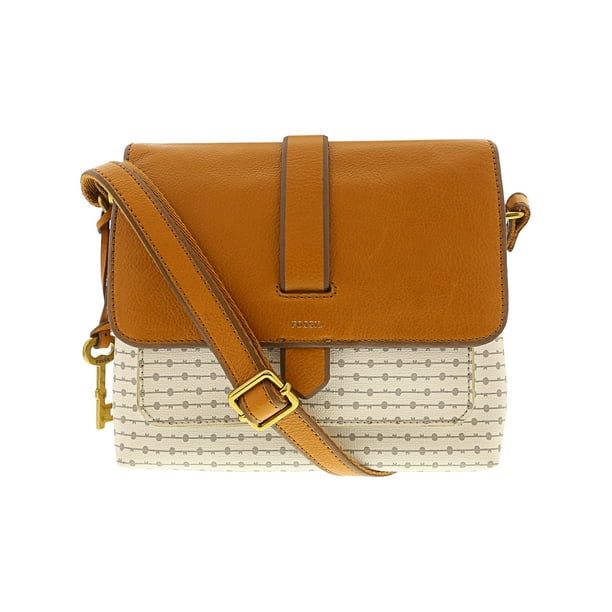 Fossil Women's Small Kinley Crossbody Leather Cross Body Bag Satchel