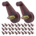 thumbnail image 1 of AURARMLET 150Jgo Clips De Montaje Para Puertas De Gabinete Soportes Para Y En Color Café, 1 of 6