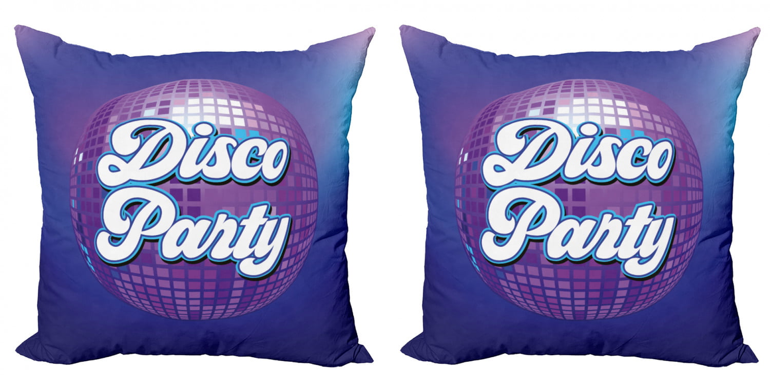 Multicolor Retro Disco Merch Your Disco Needs You Throw Pillow 18x18