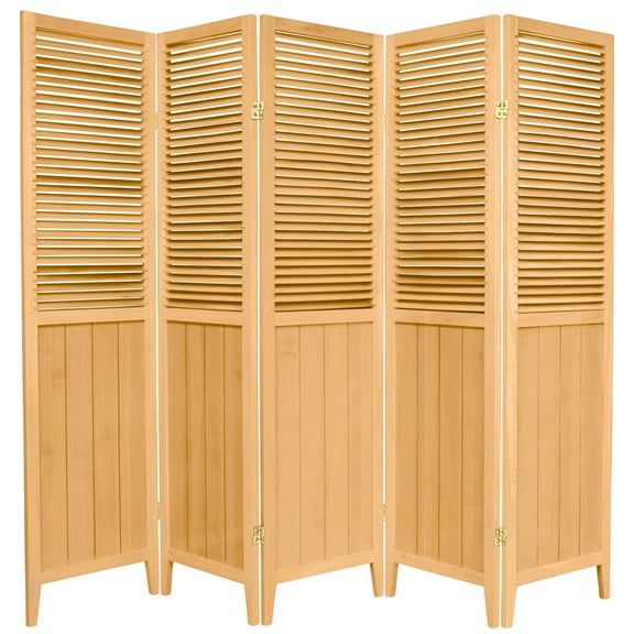 6 ft. Tall Beadboard Divider - Natural - 5 Panels