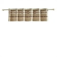 thumbnail image 6 of Barefoot Bungalow Phoenix Grommet-Top Southwestern Boho Grommet-Top Window Valance, Tan, 6 of 7