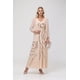 thumbnail image 4 of Vestido Clothfun con cuello en V, chifón, madre de la novia, morera, 4 of 7